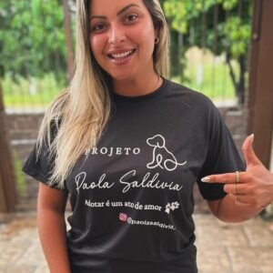 Camiseta projeto Paola Saldivia