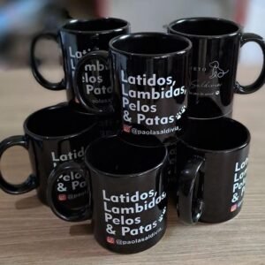 Canecas pretas modelos latidos