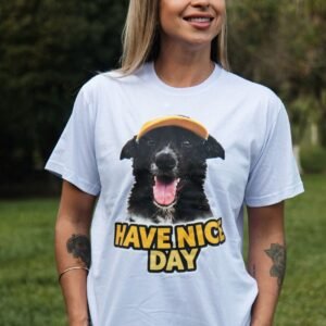 Camiseta have Nice day (cor: branco)