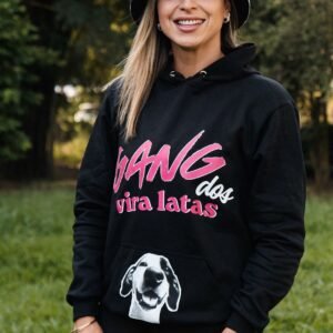 Moletom Gang dos vira lata (cor: preto)